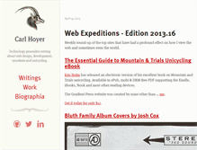 Tablet Screenshot of carl.hoyer.ca